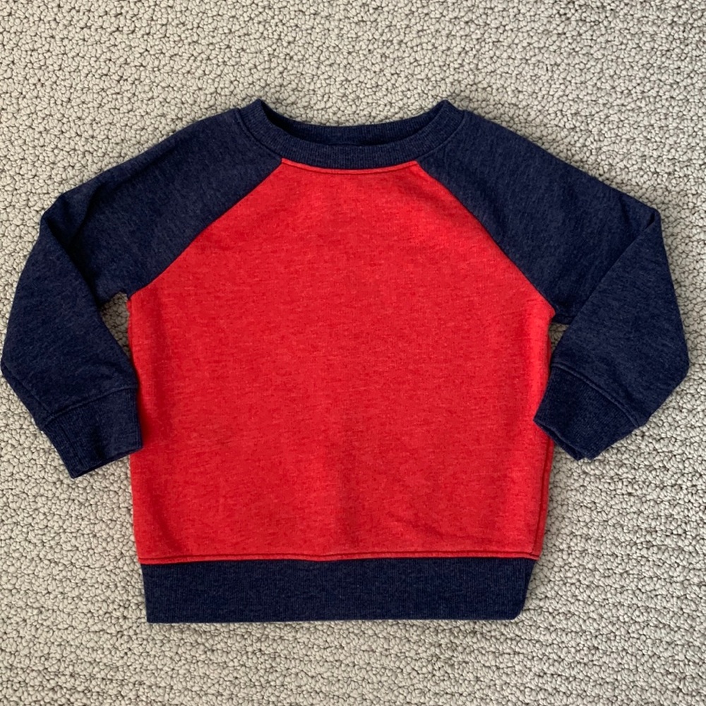 Brand New Cat & Jack Raglan Crewneck Sweatshirt 2T